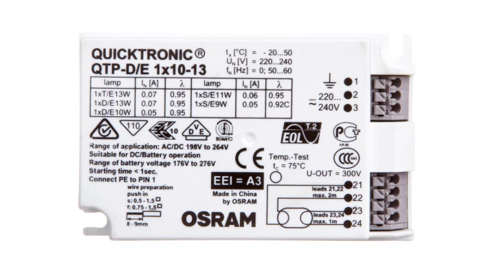 Statecznik elektroniczny QTP-D/E 1x10-13/220-240 4008321181572