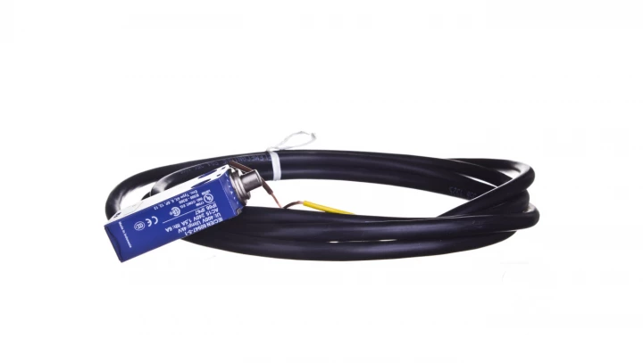 Wyłącznik krańcowy 1R 1Z migowy metal trzpień metalowy kabel 2m XCMD2110L2