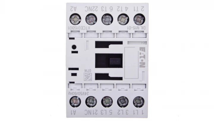Stycznik mocy 15A 3P 24V AC 0Z 1R DILM15-01(24V50/60HZ) 290097