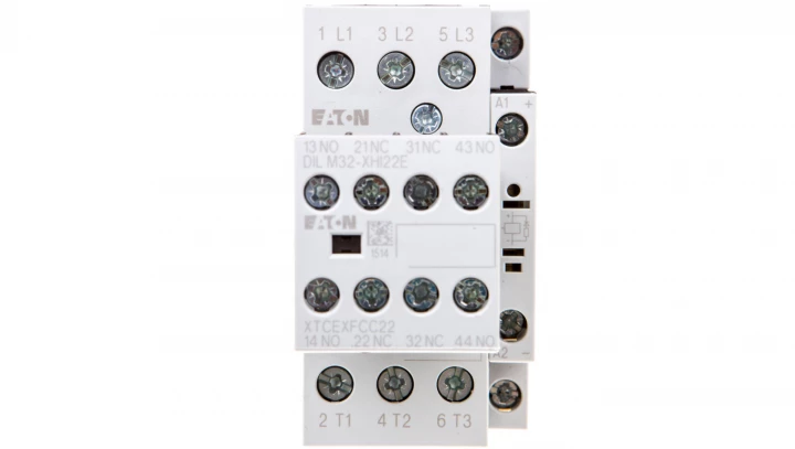 Stycznik mocy 17A 3P 24-27V DC 2Z 2R DILM17-22(RDC24) 106371