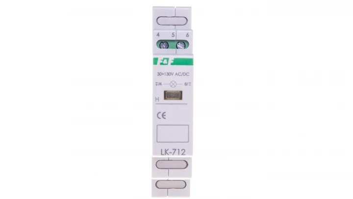 Lampka modułowa żółtaa 30-130V AC/DC LK-712Y-30-130V