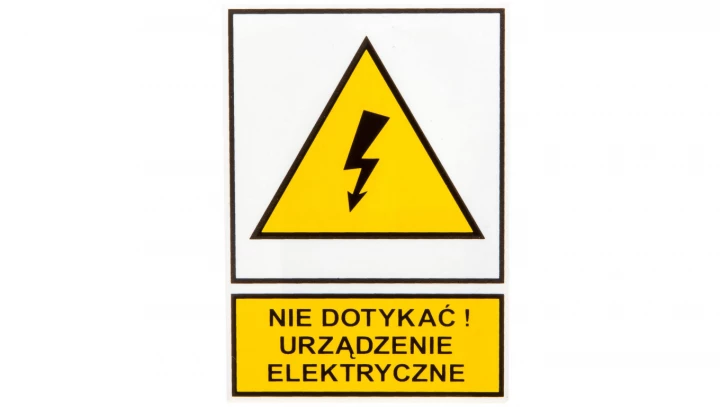 Tabliczka /znak ostrzegawczy/ TZO 74x105P E04TZ-01012120100 /10szt./