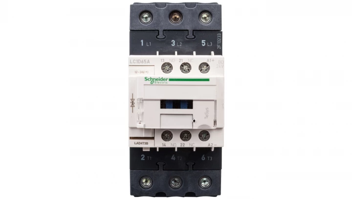 Stycznik mocy 65A 3P 24V DC 1Z 1R (EVK) LC1D65ABD