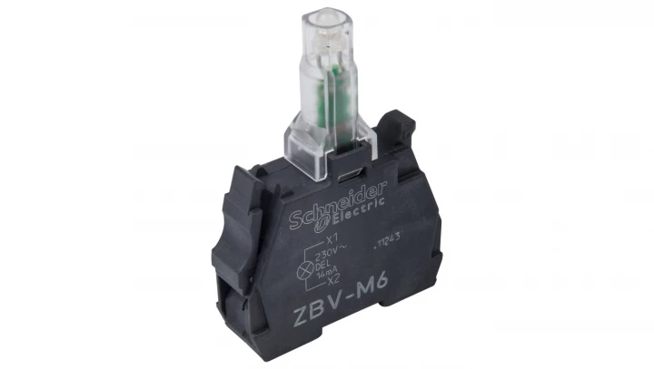 Zestaw świetlny z diodą LED niebieski 230-240V AC ZBVM6