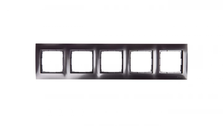 Simon 54 Premium Ramka pięciokrotna antracyt DR5/48