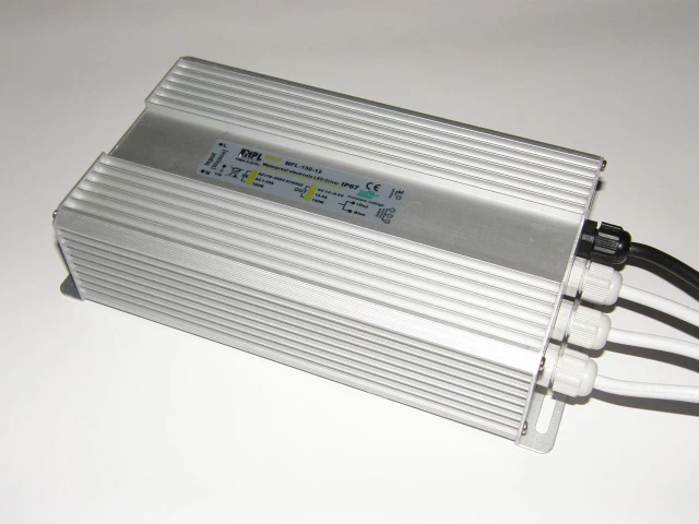 Zasilacz 12V DC 150W do pasków LED 12.5A IP65 IP-150-12