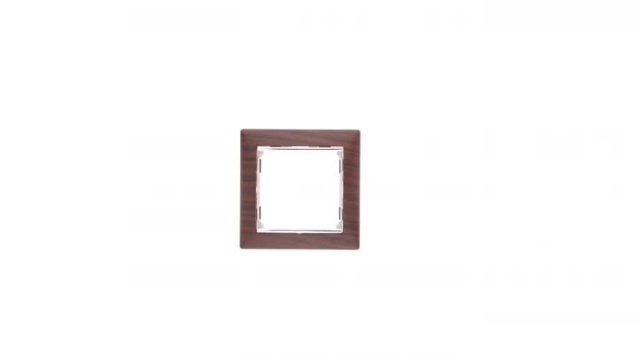 VALENA Ramka pojedyncza wenge/srebro 770371