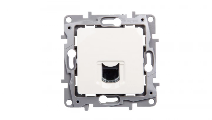 NILOE Gniazdo komputerowe pojedyncze RJ45 kat.6 UTP kremowe 664873