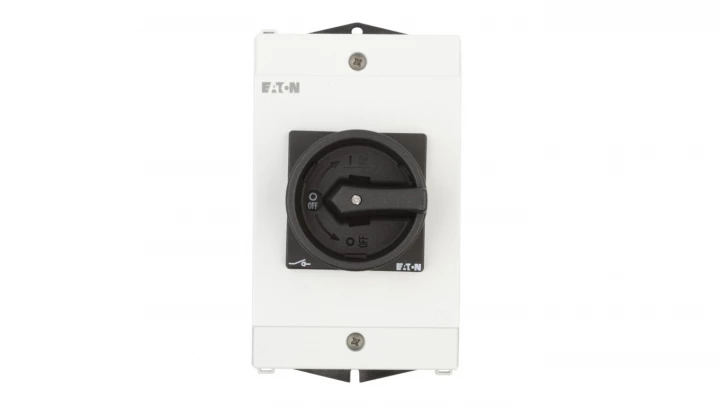 Łącznik krzywkowy 0-1 3P 25A 1Z 1R w obudowie IP65 P1-25/I2/SVB-SW/HI11 207295