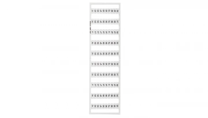 Ramka z oznacznikami 2x 51-100 209-507 /5szt./