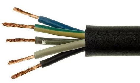 Przewód w gumie OW 5x2,5 300/500V H05RR-F (linka)