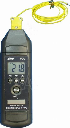 CHY700T Termometr 1 kanał -100 do 850°C , sonda K