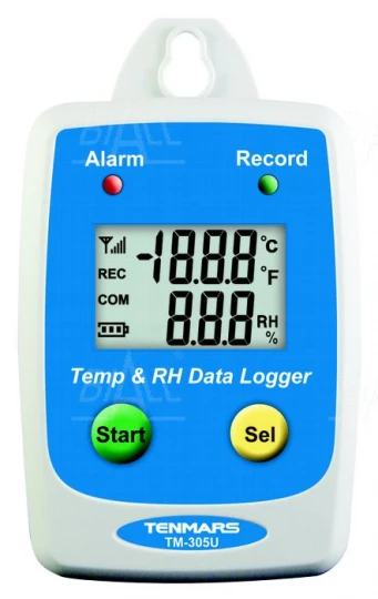 TM305U Termohigrometr rejestrator IP54, -40~ 85°C, 1~ 99% RH
