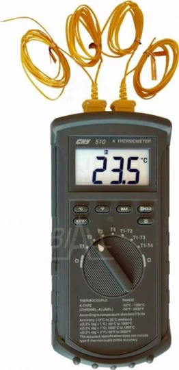 CHY510 Termometr 4 kanały,  -50 do 1300°C