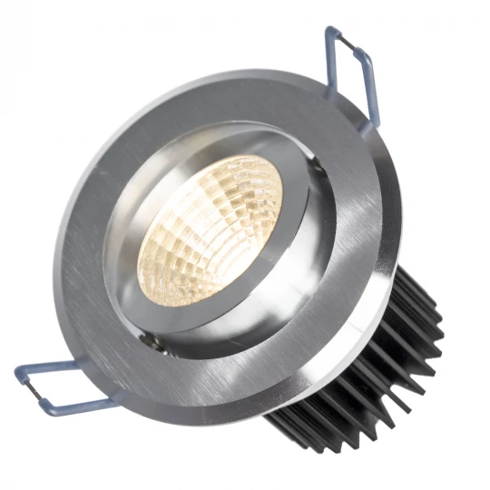 FIALE II 6W COB 38st 230V CW OCZKO LED pierścień szczotkowane aluminium