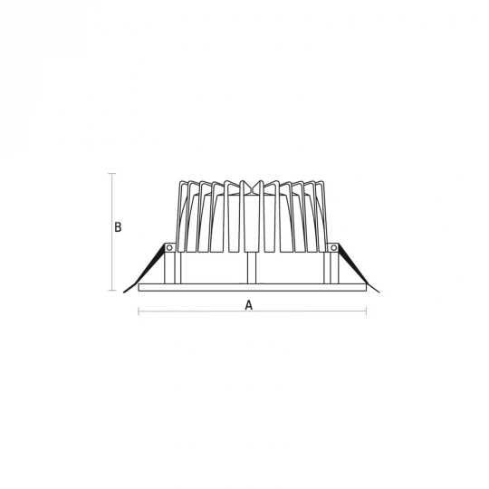 CEILINE II LED DOWNLIGHT 230V 7x1w 114mm CW