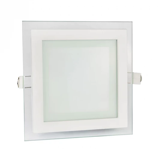 FIALE ECO LED SQUARE 230V 18W IP20 WW SUFITOWE oczko szklane
