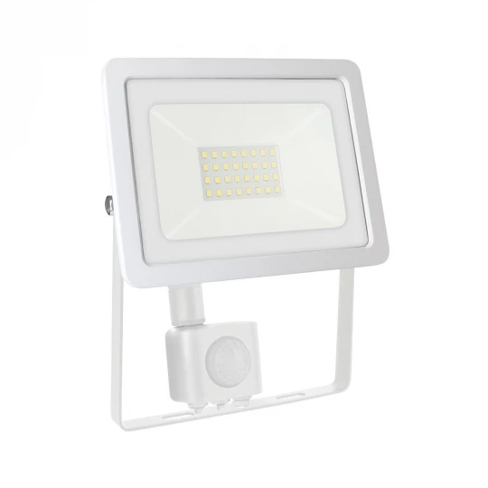NOCTIS LUX 2 NAŚWIETLACZ 30W 2650lm NW 230V 120stIP44 188x160x28mm BIAŁY czujnik ruchu PIR