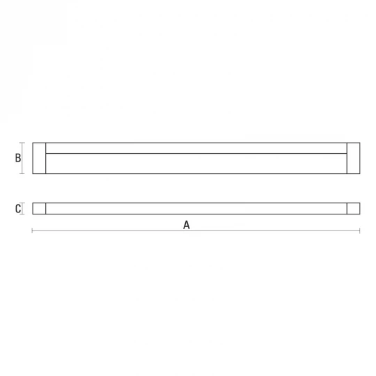 CABINET MODUŁ LINIOWY LED SMD 5,3W 12V 500mm WW point touch