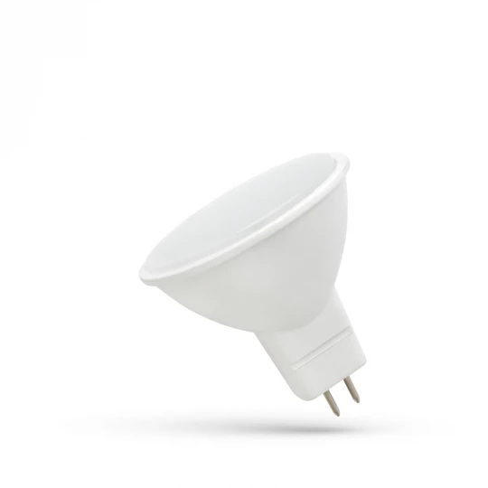 LED MR16 12V 4W SMD CW Z MLECZNĄ SZYBKĄ  SPECTRUM