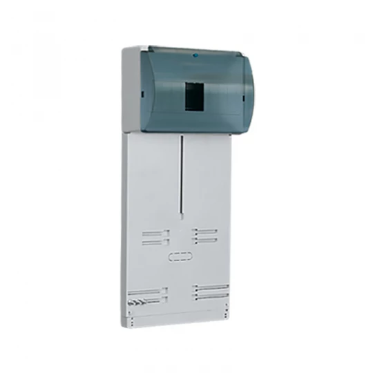 Tablica licznikowa 3-fazowa szara z szybą TLR-3F-(N+PE) 10.1A