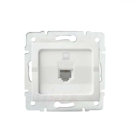 LOGI Gniazdo komputerowe pojedyncze (RJ45Cat 5e Jack) Biały 021390002 25108