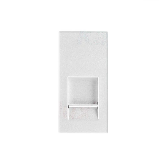 BIURO Gniazdo komputerowe pojedyncze (RJ45Cat 6) białe 25333
