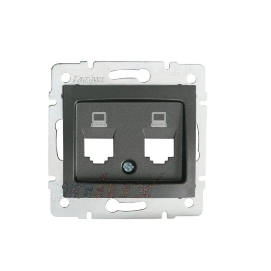 Adapter gniazda RJ45 DOMO 01-1419-041 gr
