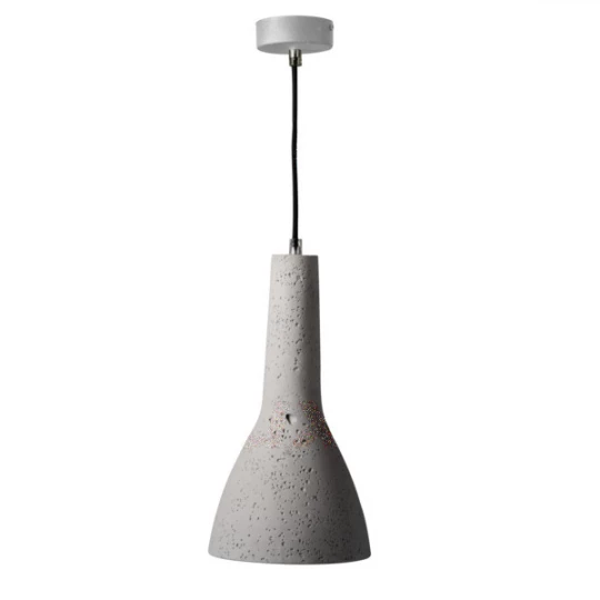 Oprawa wisząca ETISSA D20 GR żyrandol szary beton 27000
