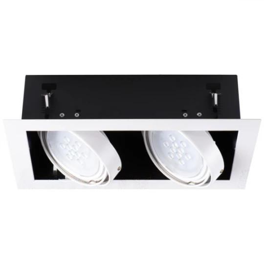 Oprawa downlight 2x25W GU10 220-240V AC IP20 MATEO ES DLP-150-W biała 32933