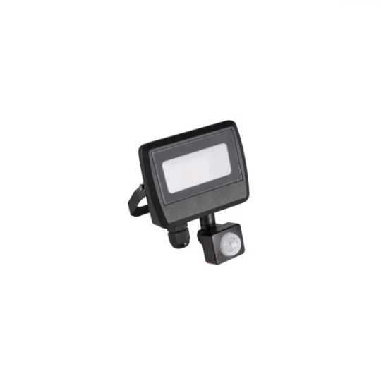 Projektor LED 10W z czujnikiem ruchu ANTEM LED 10W-NW-SE B czarny 800lm 4000K 33205