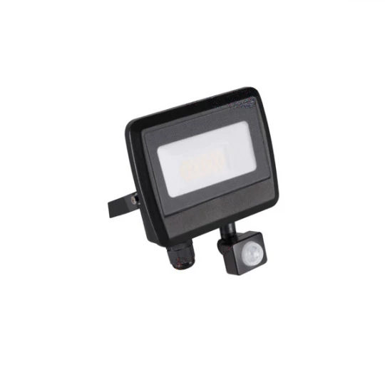 Projektor LED 20W z czujnikiem ruchu ANTEM LED 20W-NW-SE B czarny 1600lm 4000K 33206