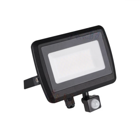 Projektor LED 50W z czujnikiem ruchu ANTEM LED 50W-NW-SE B czarny 4000lm 4000K 33208