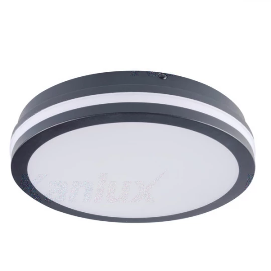 Plafoniera LED z czujnikiem ruchu BENO 24W NW-O-SE GR 1920lm 4000K IP54 33345
