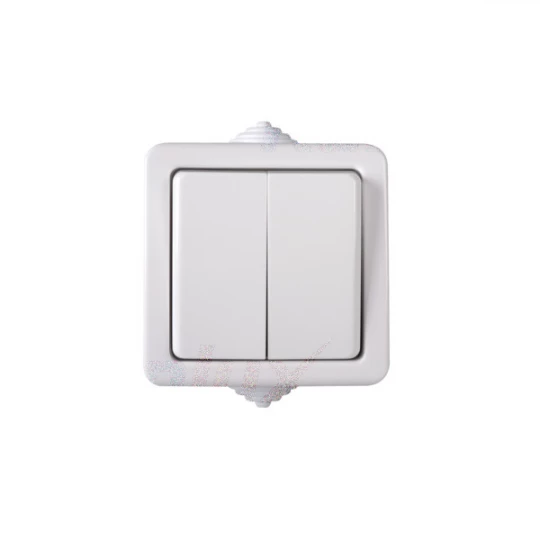 TEKNO Łącznik świecznikowy 250V biały IP54 33495