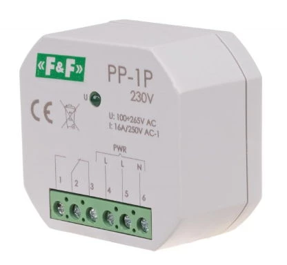 PP-1P-230V Przekaźnik elektromagnetyczny 1P 16A 250V AC