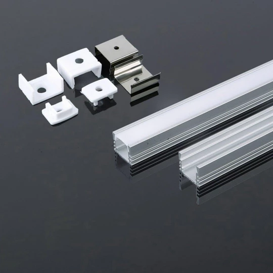Profil nawierzchniowy aluminiowy Mleczny do taśm LED 2000x17,4x12,1mm 3358