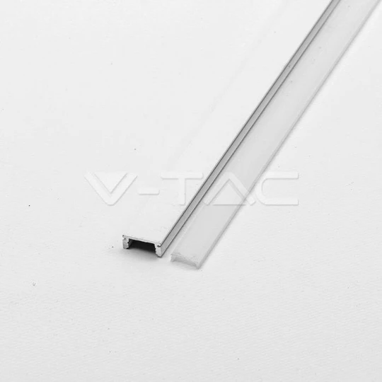 Profil nawierzchniowy aluminiowy Biały do taśm LED 12mm 2000x17,4x7mm 3365