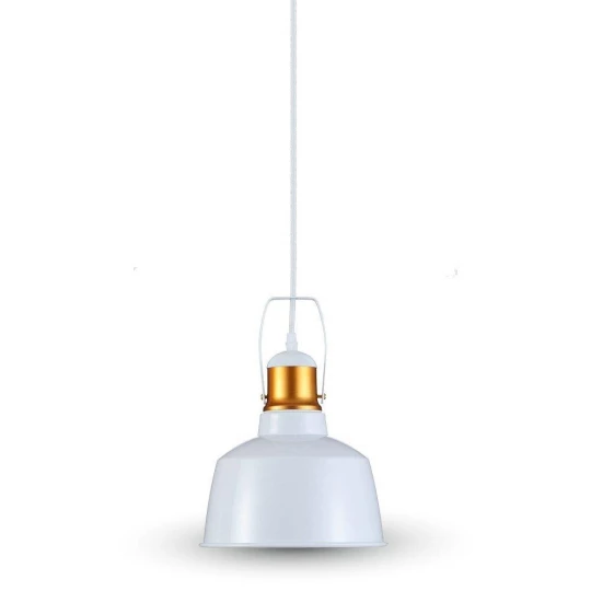 Lampa Wisząca VT-7422 E27 Aluminium Biały 3729