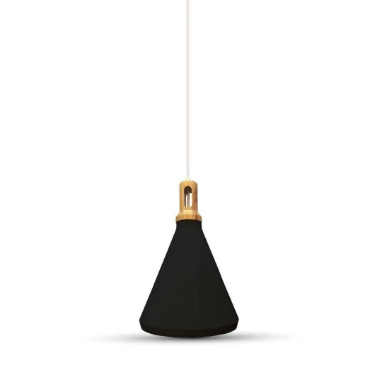 Lampa Wisząca VT-7525 E27 Max. 60W Czarna 3762