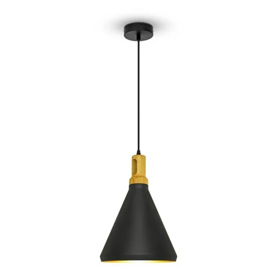 Lampa Wisząca VT-7525 E27 Max. 60W Czarna 3762