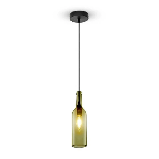Lampa Wisząca VT-7558 E27 Max. 60W Butelka Szara 3775