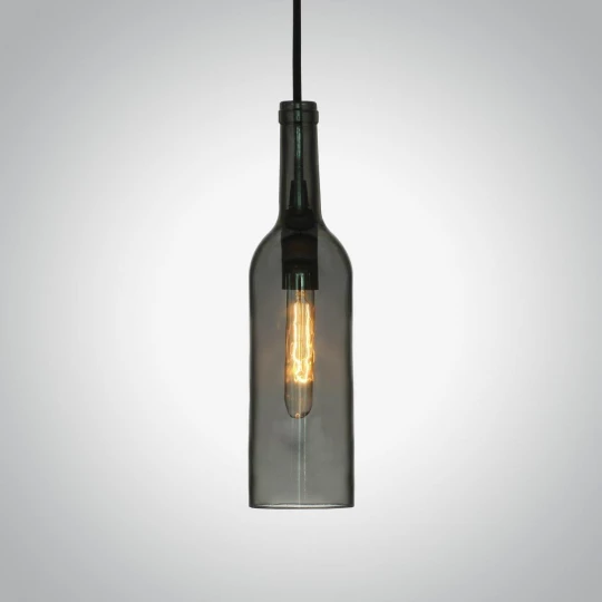 Lampa Wisząca VT-7558 E27 Max. 60W Butelka Szara 3775
