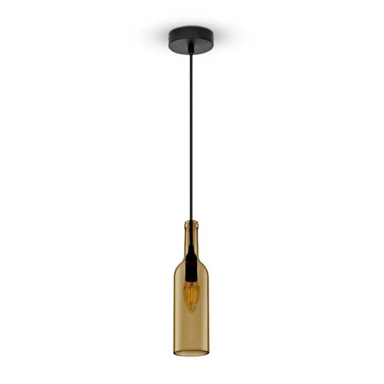 Lampa Wisząca VT-7558 E27 Max. 60W Butelka Brązowa 3776