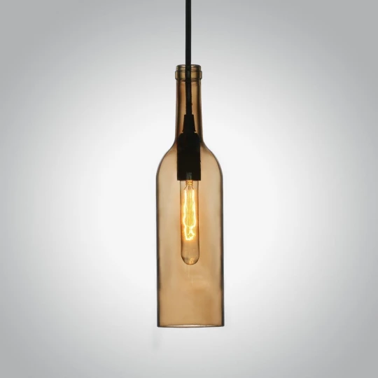 Lampa Wisząca VT-7558 E27 Max. 60W Butelka Brązowa 3776