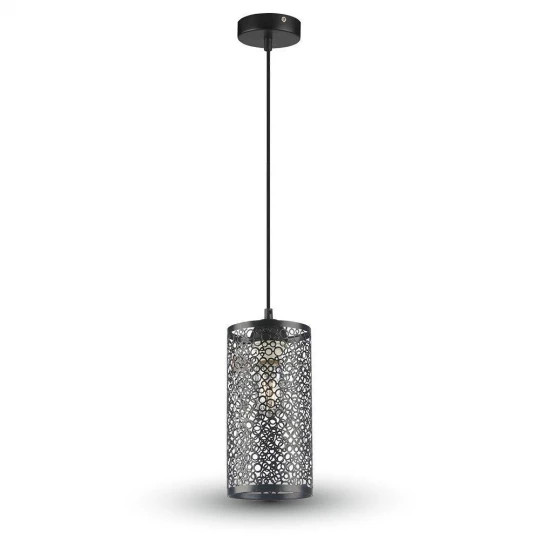 Lampa Wisząca VT-7131 E27 Czarny Mat 3825