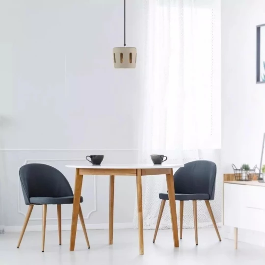 Lampa Wisząca VT-7202 E27 Light Concrete+Lampshade 3853