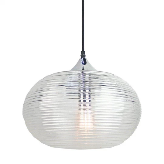 Lampa Wisząca VT-7350 E27 Max. 60W Diamond Transparentna 3879