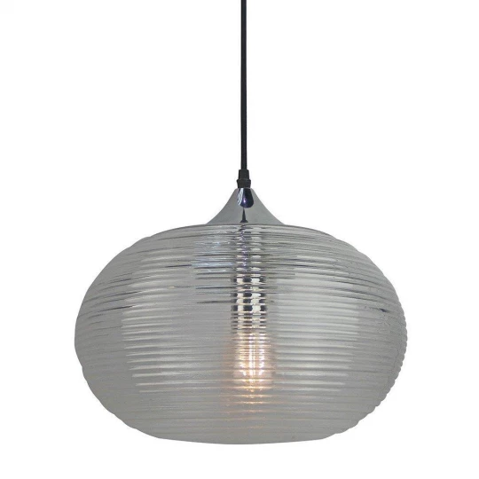 Lampa Wisząca VT-7350 E27 Max. 60W Diamond Czarna 3880