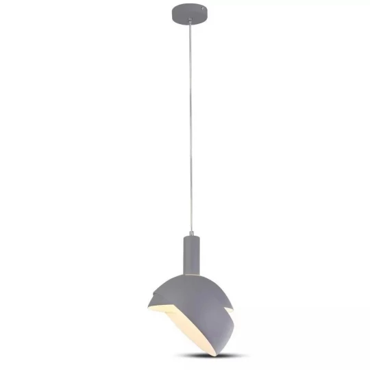 Lampa Wisząca VT-7100 E14 Max. 60W Szara 3922